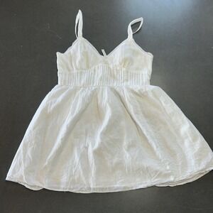 American Eagle Dress Size L Babydoll Retro Y2K Cotton Summer Grunge Boho Corset